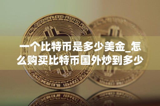 一个比特币是多少美金_怎么购买比特币国外炒到多少钱一个