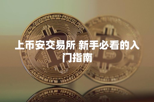 上币安交易所 新手必看的入门指南