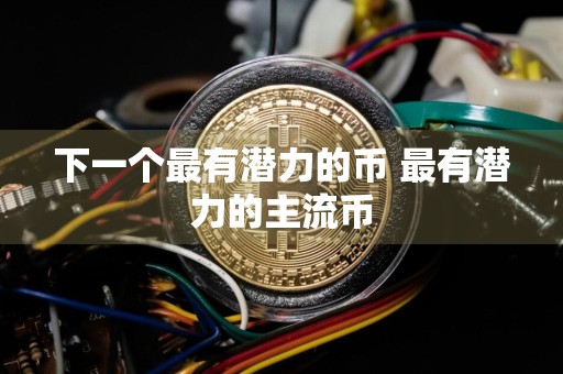 下一个最有潜力的币 最有潜力的主流币