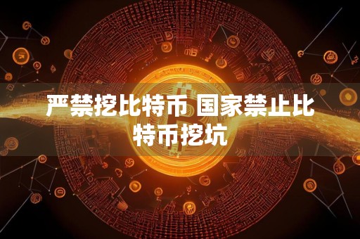 严禁挖比特币 国家禁止比特币挖坑