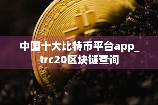 中国十大比特币平台app_trc20区块链查询
