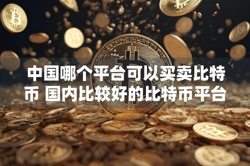 中国哪个平台可以买卖比特币 国内比较好的比特币平台