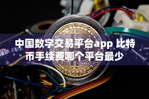中国数字交易平台app 比特币手续费哪个平台最少