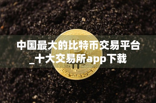 中国最大的比特币交易平台_十大交易所app下载