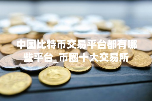 中国比特币交易平台都有哪些平台_币圈十大交易所