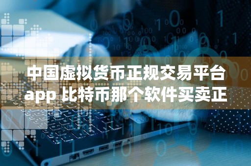 中国虚拟货币正规交易平台app 比特币那个软件买卖正轨