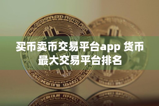 买币卖币交易平台app 货币最大交易平台排名