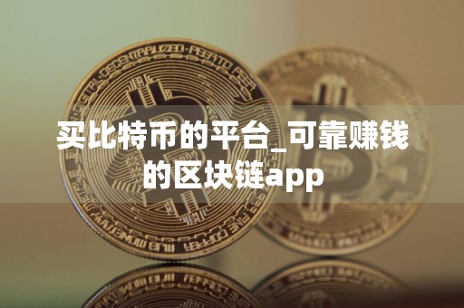 买比特币的平台_可靠赚钱的区块链app