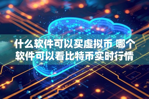 什么软件可以买虚拟币 哪个软件可以看比特币实时行情