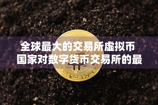 全球最大的交易所虚拟币 国家对数字货币交易所的最新政策
