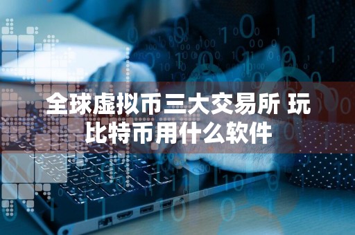 全球虚拟币三大交易所 玩比特币用什么软件