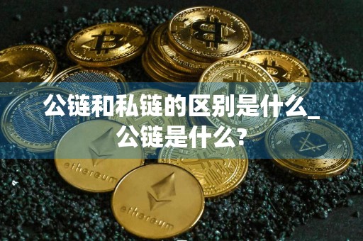 公链和私链的区别是什么_公链是什么?