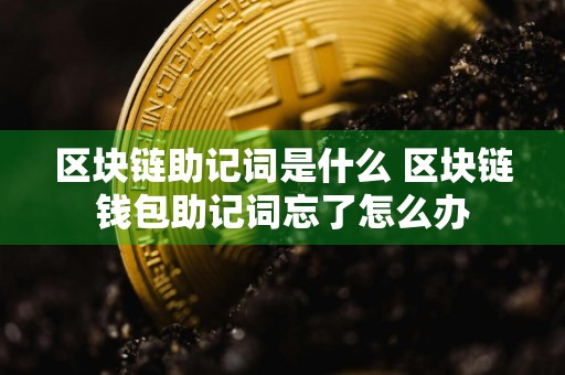 区块链助记词是什么 区块链钱包助记词忘了怎么办