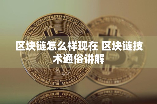 区块链怎么样现在 区块链技术通俗讲解