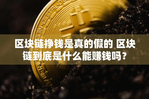 区块链挣钱是真的假的 区块链到底是什么能赚钱吗?