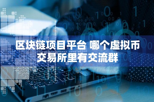 区块链项目平台 哪个虚拟币交易所里有交流群