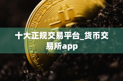 十大正规交易平台_货币交易所app