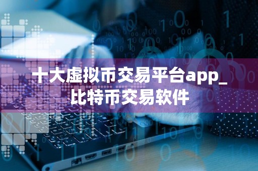 十大虚拟币交易平台app_比特币交易软件