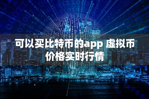 可以买比特币的app 虚拟币价格实时行情