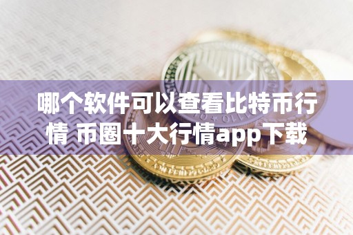 哪个软件可以查看比特币行情 币圈十大行情app下载