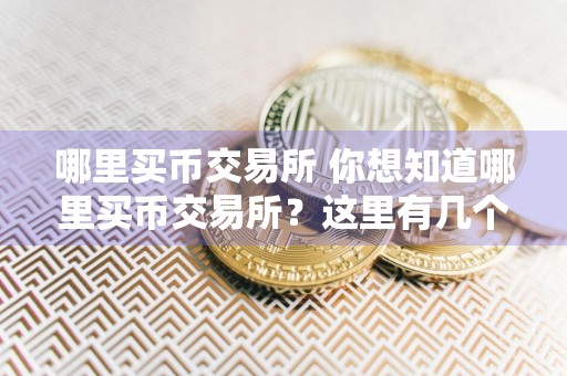 哪里买币交易所 你想知道哪里买币交易所？这里有几个值得考虑的！