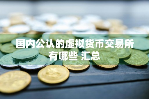 国内公认的虚拟货币交易所有哪些 汇总