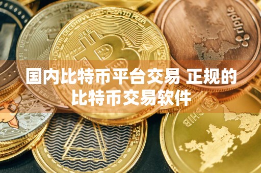 国内比特币平台交易 正规的比特币交易软件
