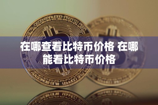 在哪查看比特币价格 在哪能看比特币价格