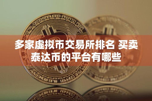 多家虚拟币交易所排名 买卖泰达币的平台有哪些
