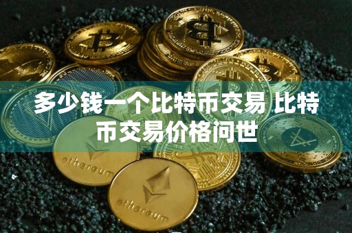 多少钱一个比特币交易 比特币交易价格问世