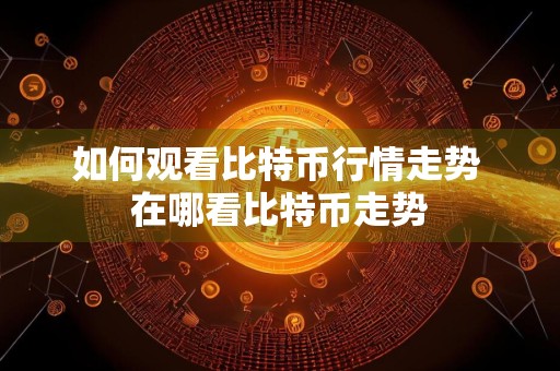 如何观看比特币行情走势 在哪看比特币走势