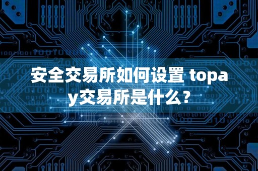 安全交易所如何设置 topay交易所是什么？