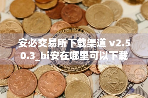 安必交易所下载渠道 v2.50.3_bi安在哪里可以下载