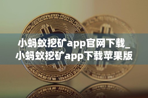 小蚂蚁挖矿app官网下载_小蚂蚁挖矿app下载苹果版v1.13