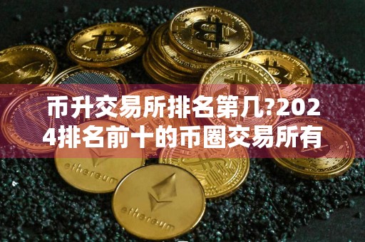 币升交易所排名第几?2024排名前十的币圈交易所有哪些?