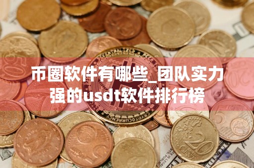 币圈软件有哪些_团队实力强的usdt软件排行榜