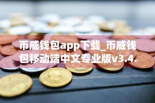 币威钱包app下载_币威钱包移动端中文专业版v3.4.9