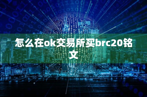 怎么在ok交易所买brc20铭文