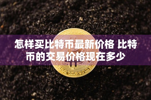 怎样买比特币最新价格 比特币的交易价格现在多少