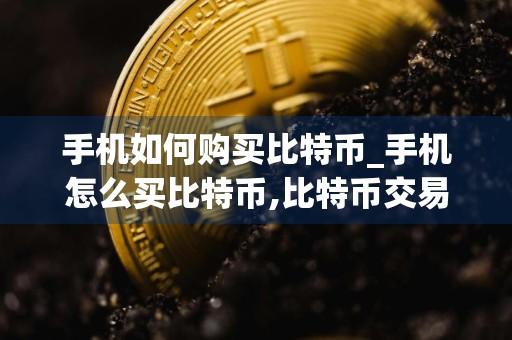 手机如何购买比特币_手机怎么买比特币,比特币交易教程