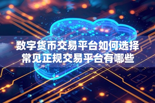 数字货币交易平台如何选择常见正规交易平台有哪些