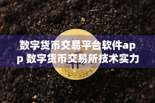 数字货币交易平台软件app 数字货币交易所技术实力排行