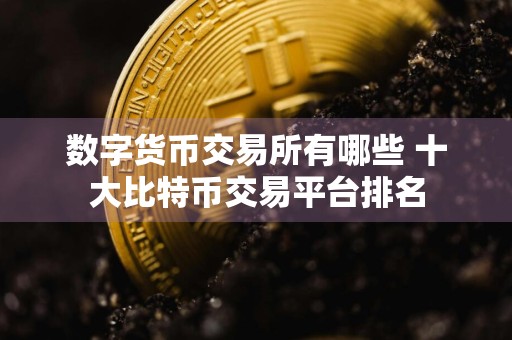 数字货币交易所有哪些 十大比特币交易平台排名