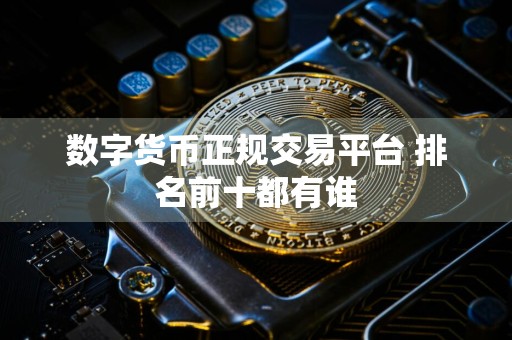 数字货币正规交易平台 排名前十都有谁