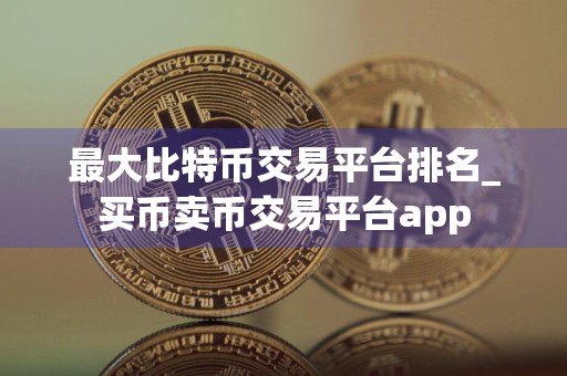 最大比特币交易平台排名_买币卖币交易平台app