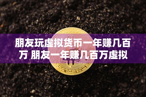 朋友玩虚拟货币一年赚几百万 朋友一年赚几百万虚拟货币