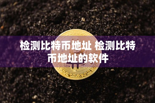 检测比特币地址 检测比特币地址的软件