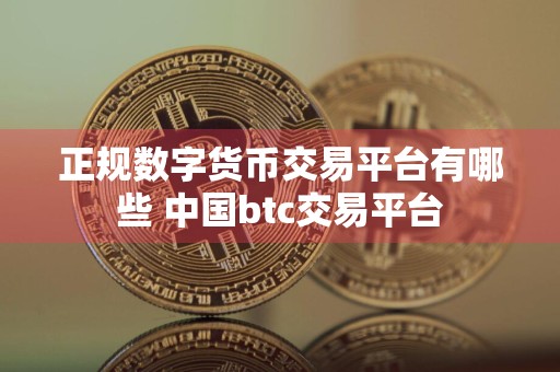 正规数字货币交易平台有哪些 中国btc交易平台