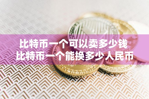 比特币一个可以卖多少钱 比特币一个能换多少人民币