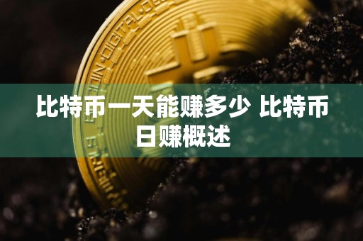 比特币一天能赚多少 比特币日赚概述